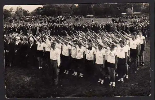 76163 AK Sportfest JSO Mädchen Deutsches Reich ca. 1935
