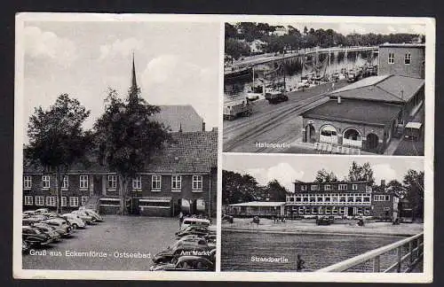 75059 AK Eckernförde Ostseebad Am Markt Hafenpartie Strandpartie