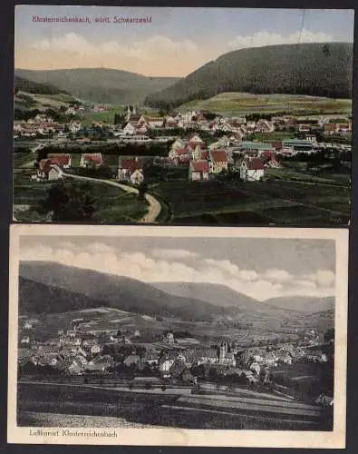 71353 2 Ansichtskarte Klosterreichenbach Baiersbronn Schwarzwald