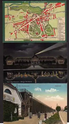 71358 3 AK Bad Oeynhausen Stadtplan Kurhaus Gradirwerk