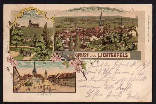 71187 AK Lichtenfels Kloster Banz 1901 Markt