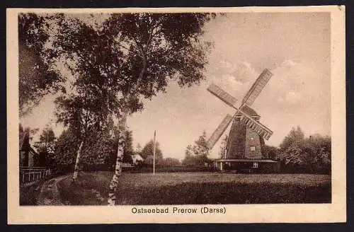 71252 AK Prerow Darss Windmühle Mole