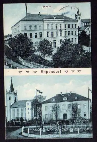 71095 AK Eppendorf Schule Vollbild Kirche 1915