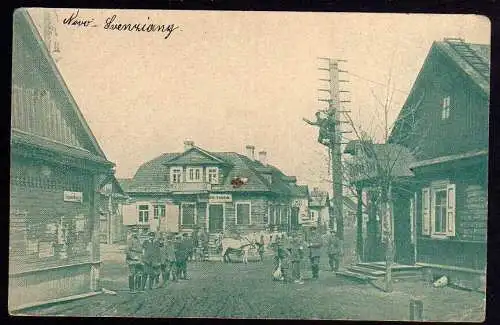 71119 Ansichtskarte Novo Swenzjany Consum Verein 1918 Wilnaerstr.
