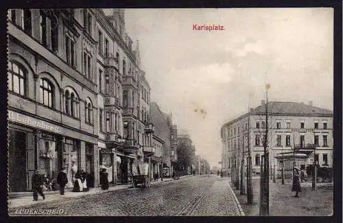 71089 AK Lüdenscheid Karlsplatz Hotel zur Post 1907