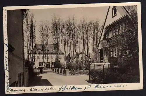 68528 AK Ahrensburg Blick auf die Post 1944