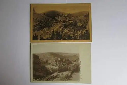 67546 2 AK Stolberg Harz Panorama von Süden 1926