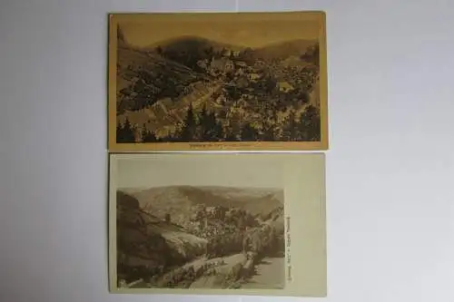 67546 2 Ansichtskarte Stolberg Harz Panorama von Süden 1926