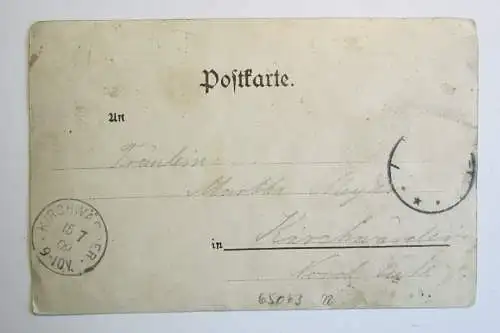 65063 AK Wiemersdorf 1902 Gastwirtschaft Meierei Ziegel