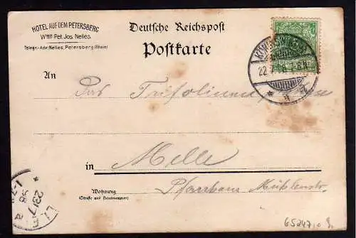 65247 AK Petersberg Siebengebirge Hotel 1898