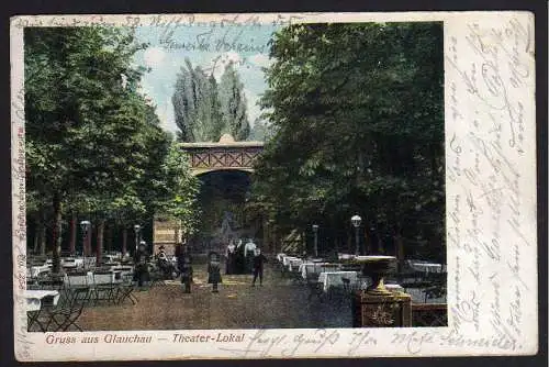 63804 AK Glauchau Theater Lokal 1905