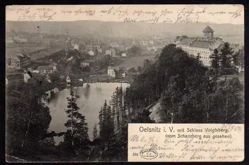 64035 AK Oelsnitz i. V. Schloss Voigtsberg 1904