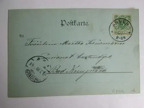 63606 AK Annen Witten Mondscheinkarte 1900