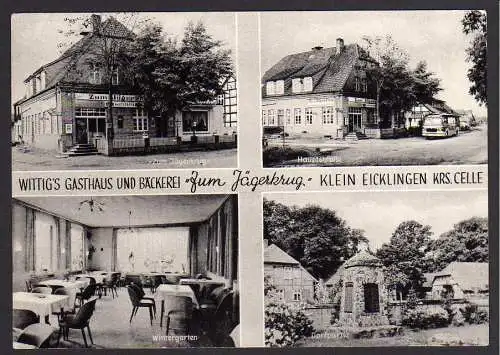 63721 AK Klein Eicklingen Krs. Celle Gasthaus Bäckerei zum Jägerkrug