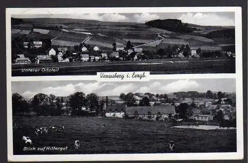 62151 AK Venusberg Erzgebirge Rittergut 1937