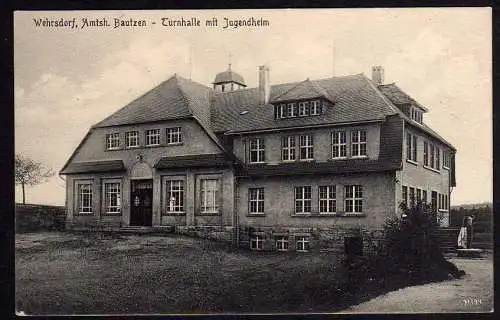 62403 AK Wehrsdorf Bautzen Turnhalle Jugendheim ca 1920