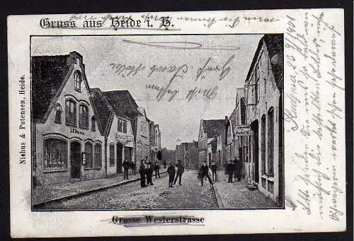 60828 AK Heide Holstein Grosse Westerstrasse 1901 St. St. Margrethen