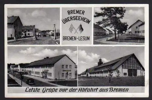 60041 AK Bremen Lesum Überseeheim Auswandererlager ungelaufen