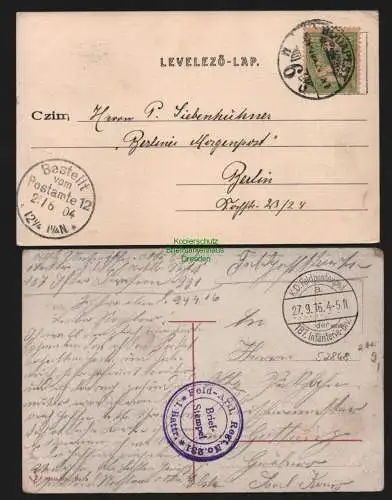 52868 2 AK Budapest Margarethen Insel 1904 Kaiserbad 1916