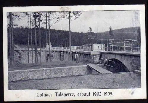 52626 AK Gothaer Talsperre erbaut 1902 - 1905