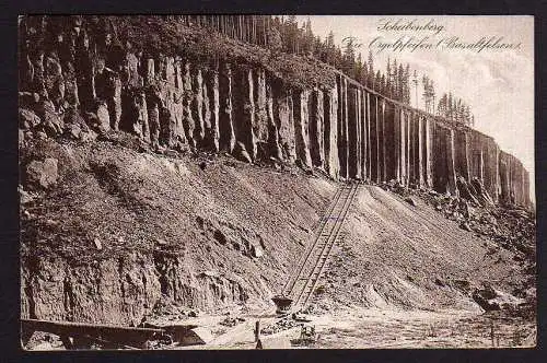 52477 AK Scheibenberg 1919 Basalt Orgelpfeifen Bergbau Steinbruch