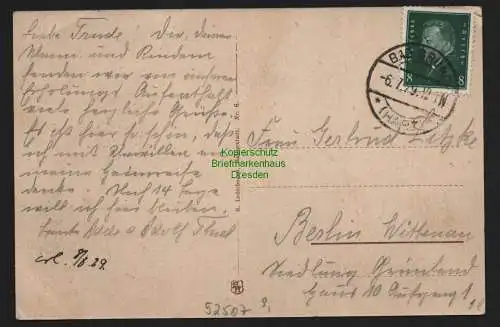 52507 AK Bad Grund Harz Iberger Kaffeehaus 1929 Bier