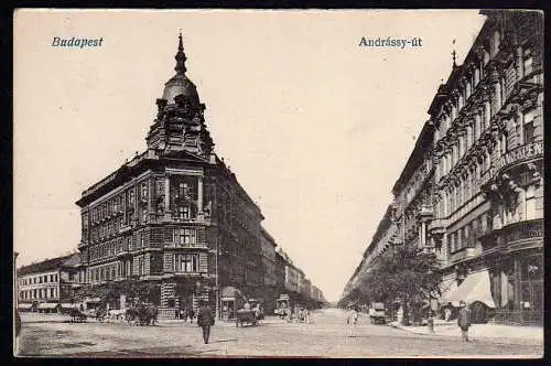 52386 AK Budapest Andrassy ut um 1915