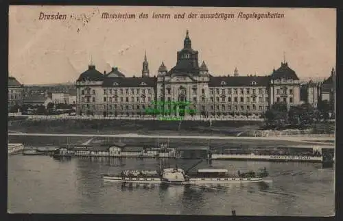 151751 AK Dresden 1918 Kgl. Finanzministerium Ministerium des Innern und der