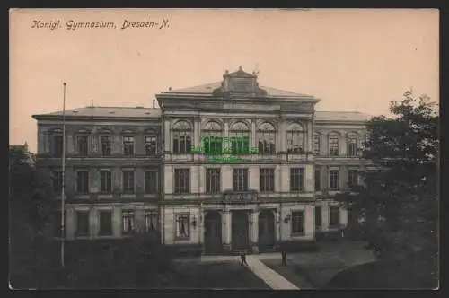 151732 AK Dresden Neustadt um 1910 Königl. Gymnasium Holzhofgasse 2