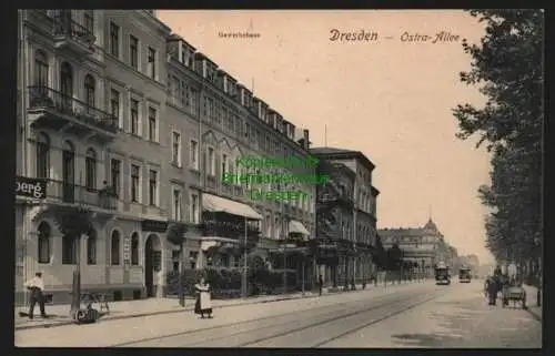 145046 AK Dresden Ostra Allee Gewerbehaus um 1910 Kaden & Nestler