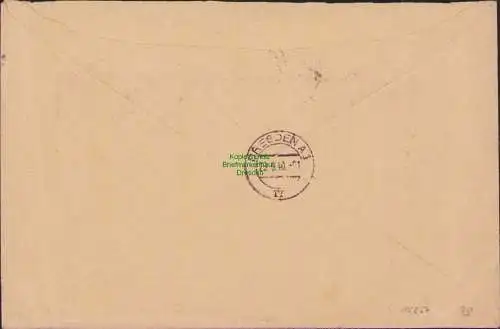 B15857 Brief Generalgouvernement Szczawnica 1940 Zollgrenzschutz nach Dresden