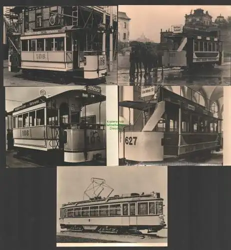 141490 5 Ansichtskarte Verkehrsmuseum Dresden technische Sammelkarte Straßenbahn Pferdebahn