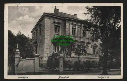 139744 AK Dresden Ilsenhof Liebigstraße 11 Villa 1930