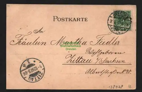 138078 AK Dresden 1897 Künstlerkarte Edwin Bormann Nu, heernse, wer lässt denn