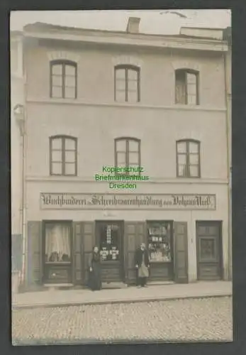 137363 AK Dresden 1915 Fotokarte Franklinstrasse Buchbinderei Johann Nieß