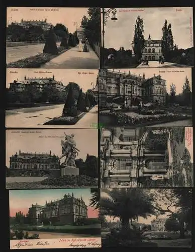 136432 8 Ansichtskarte Dresden ca. 1900 - 1926 Großer Garten Palais