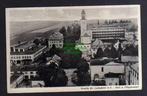 135328 Ansichtskarte Branitz Kr. Leobschütz O.-S. Heil- und Pflegeanstalt um 1930