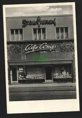134941 Ansichtskarte Kölln 1955 Konditorei Cafe Bruno Comp Stollwerck Reklame