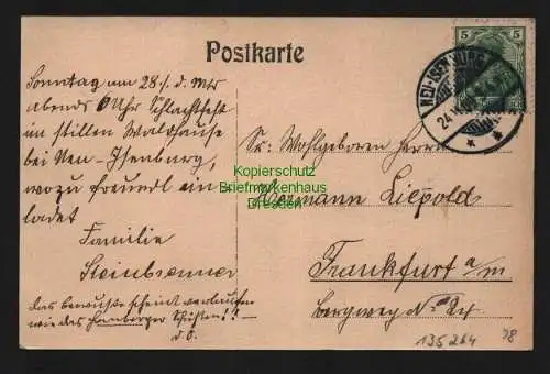 135264 AK Restaurant Schiesshaus bei Isenburg 1909 C. Steinbrenner