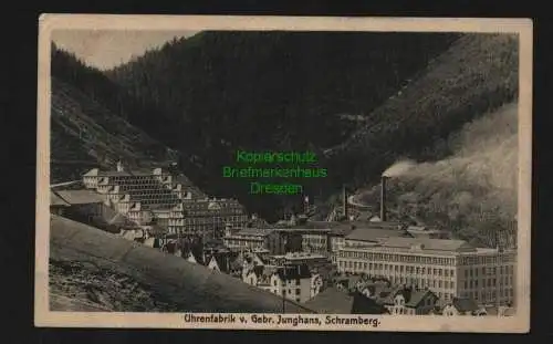 135254 AK Schramberg 1921 Uhrenfabrik v. Gebr. Junghans