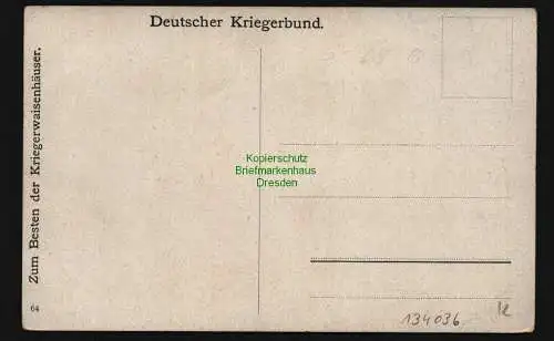 134036 AK Kriegswaisenhaus Samter Posen um 1915