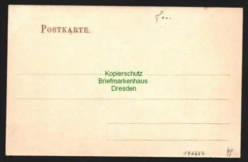 146664 AK Dresden Trachau Postamt um 1900