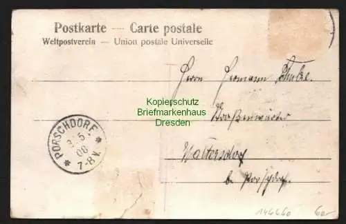 146660 AK Dresden Löbtau 1908 Poststrasse Postamt 28