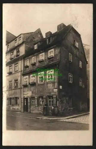 146656 Ansichtskarte Dresden Neustadt Fotokarte 1914 Holzhofgasse Ecke Wolfsgasse
