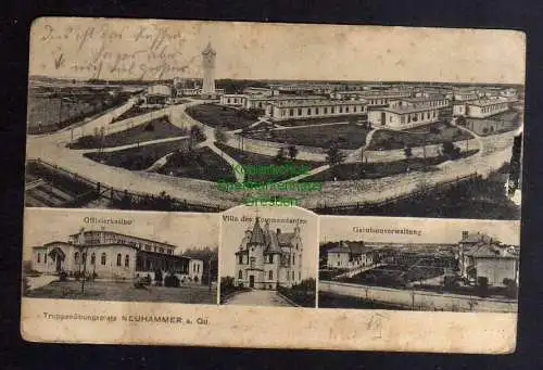 131751 AK Neuhammer am Queis um 1910 Panorama Offiziecasino Villa Ganisonverwalt