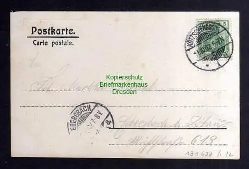 131637 AK Friedensburg Niederlössnitz b. Dresden 1902