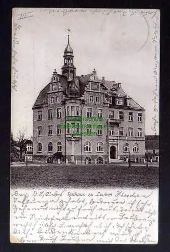 131645 AK Rathaus Dresden Leuben 1902