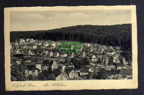 130672 AK Sulzbach Saar Wohngebiet am Wäldchen 1935