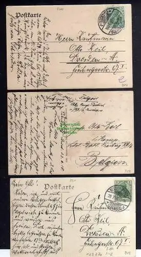 129270 3 AK Bischofswerda Mühlteich 1909 Total 1908