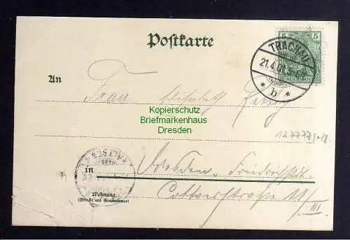 127777 AK Dresden Trachau Litho Waldvilla Max Kühne 1901